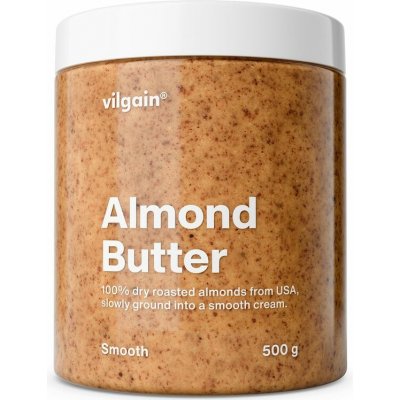 Vilgain Mandlové máslo jemné mandle 500 g – Hledejceny.cz