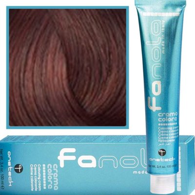 Fanola Colouring Cream profesionální permanentní barva na vlasy 5.6 100 ml – Zboží Mobilmania