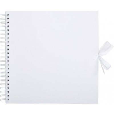 DP Craft Album kroužkové univerzální 30,5 CM X 30,5 CM SCRAPBOOK WHITE (40 PAGES) – Zboží Dáma