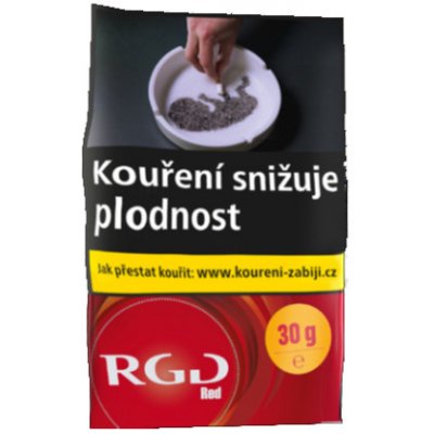 RGD Red tabák cigaretový 30 g x 10 ks – Zbozi.Blesk.cz