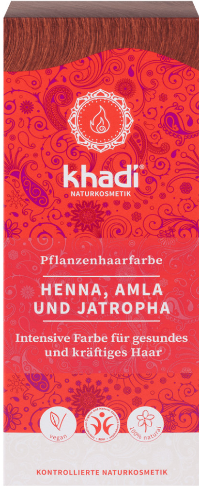 Khadi rostlinná barva na vlasy Henna & Amla & Jatropha 100 g od 279 Kč -  Heureka.cz