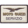 Obraz Nostalgic Art Plechová cedule Moto Guzzi Servizio - 30x20 cm