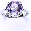 Prsteny Čištín Stříbrný prsten krystal Swarovski Violety s krystaly T 1225 8207