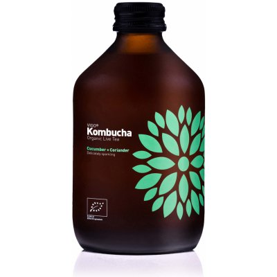 Natu Kombucha bio probiotický nápoj Cucumber & Coriander 315 ml – Zboží Dáma
