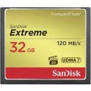 paměťová karta SanDisk CompactFlash Extreme 32 GB UDMA7 SDCFXSB-032G-G46