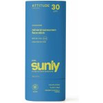 ATTITUDE Dětská 100% minerální ochranná tyčinka na obličej a rty SPF30 bez vůně 20 g – Zboží Dáma
