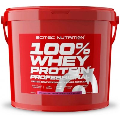 Scitec Nutrition 100 Whey Protein Professional 4000 g – Hledejceny.cz
