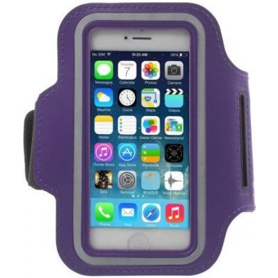 BaseRunning pouzdro na ruku pro telefony do 125x60 mm fialové – Hledejceny.cz