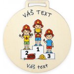 CENTROFLOR Hasičská medaile 70mm Množství: 1-10ks – Zboží Dáma