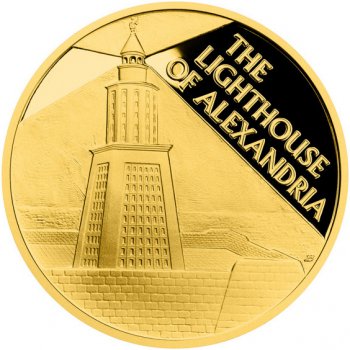 Česká mincovna zlatá mince Sedm divů starověkého světa Maják na ostrově Faru 1 oz