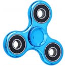 Fidget spinner kovový modrý