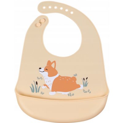 Simed Silikonový bryndák s kapsou, dog – Zboží Dáma