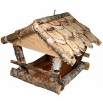 BIOM Krmítko pro ptactvo 35 x 30 x 22 cm, dřevo – Zboží Dáma