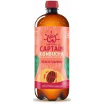 Captain Kombucha broskev BIO 1 l – Sleviste.cz