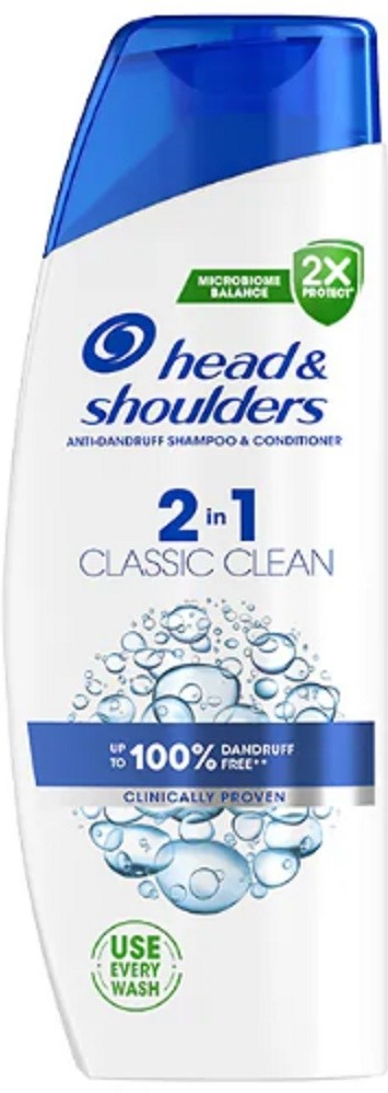 Head & Shoulders Classic Clean 2v1 šampon a balzám na vlasy proti lupům 250 ml