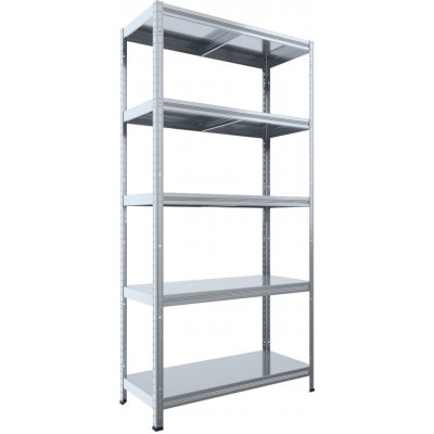 Biedrax Regál 40 x 90 x 180 cm pozink 5 polic – Zboží Dáma
