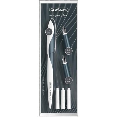 Herlitz pero my pen style kaligrafická sada černá 4008110492902 – Hledejceny.cz