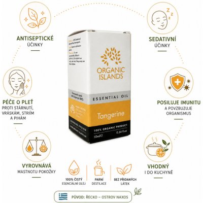 Organic Islands BIO mandarinkový esenciální olej z Naxosu 10 ml – Hledejceny.cz