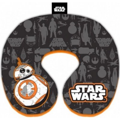 Compass Polštář okolo krku STAR WARS BB 8 černá šedá průměr 21cm