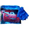 Dětský nákrčník Sun City Chlapecký set nákrčník a rukavice CARS polar fleece modrý