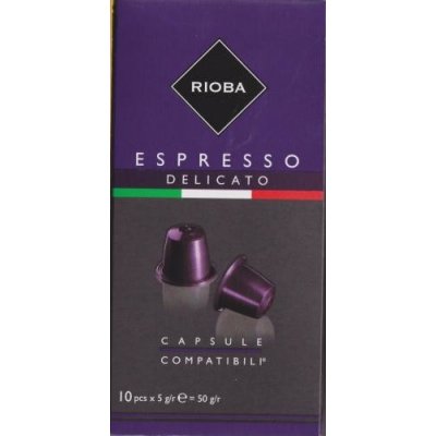 Rioba Espresso Delicato 11 ks – Zboží Mobilmania