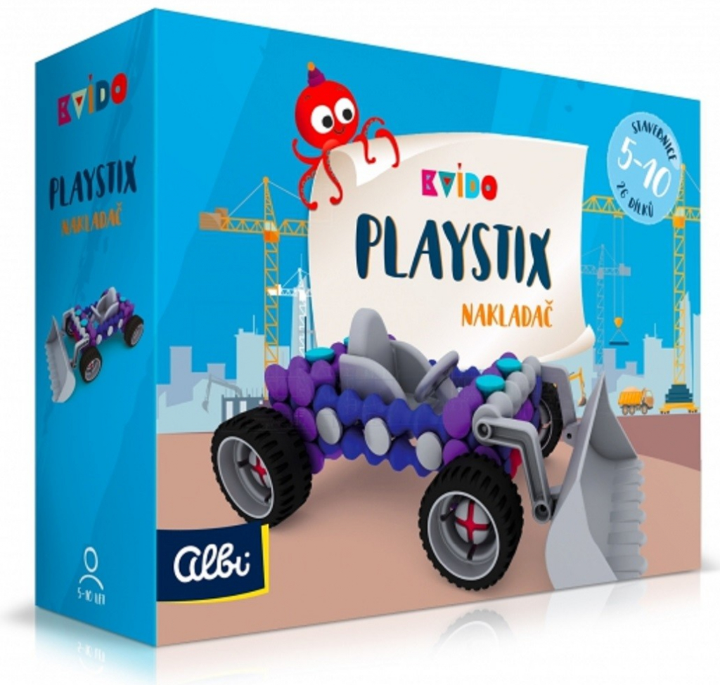 Albi Kvído Playstix letadlo 26 ks