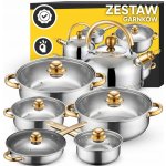 Retoo Sada hrnců nerezová ocel 11 ks – Zboží Dáma