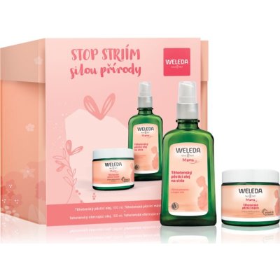 Weleda Mama olej na strie 100 ml + tělové máslo pro těhotné ženy 150 ml – Zboží Dáma