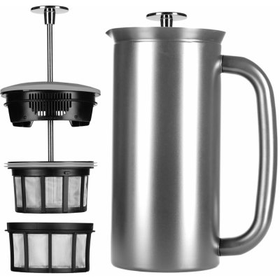 Espro French press kávovar PRESS P7 950 ml, stříbrná, broušená nerezová ocel – Sleviste.cz