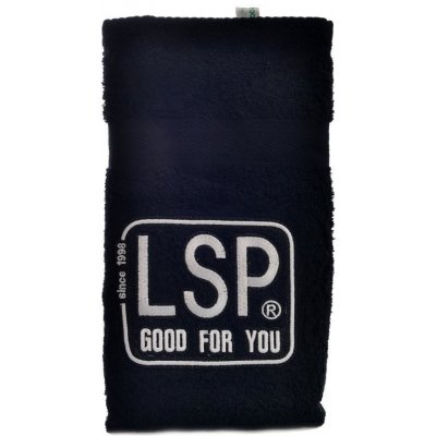 LSP nutrition Ručník černý s logem LSP 100 x 50 cm – Zboží Mobilmania