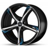 Alu kolo, lité kolo Ronal R62 7,5x18 5x112 ET50 black polished blue