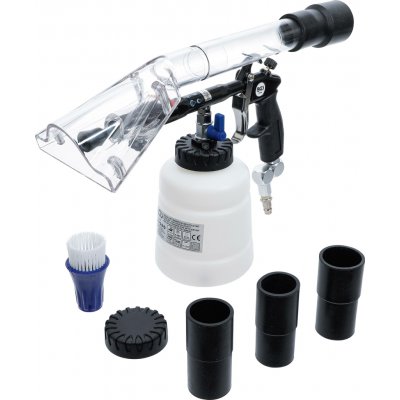 BGS technic 70150 BGS , Pneumatická čisticí pistole s kartáčovým a sacím nástavcem 7dílná – HobbyKompas.cz