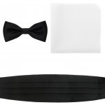 Avantgard s kapesníčkem Silvestr 575-2323 černá bílý kapesníček – Sleviste.cz