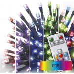 Emos D4AA04 LED vánoční řetěz 16 m venkovní i vnitřní RGB ovladač programy časovač – Zbozi.Blesk.cz