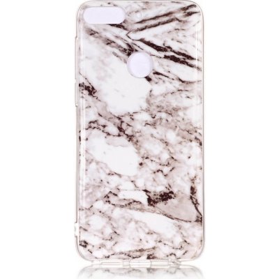 PROTEMIO 11824 MARBLE Ochranný obal HTC Desire 12 Plus hnědý – Zboží Mobilmania