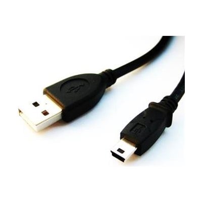 Gembird CCP-USB2-AM5P-6 USB 2.0, A-mini B (5pin) 1,8m, černý – Zbozi.Blesk.cz