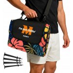 Majestic Sport Pikniková deka XXL 200x200 květiny – Zboží Mobilmania