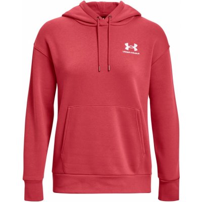 Under Armour mikina s kapucí Essential Fleece Hoodie-RED 1373033-638