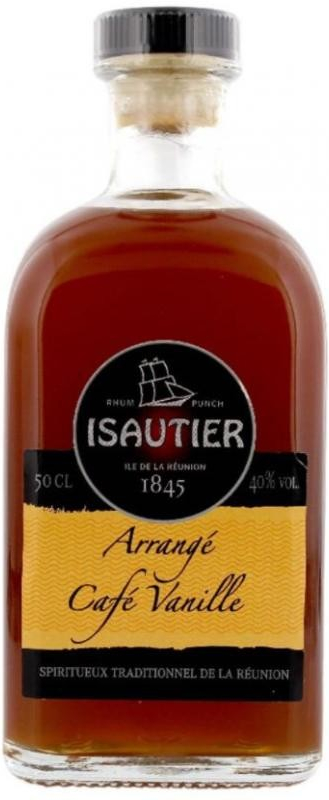 Isautier Arrange Coffee Vanilla Rum Liqueur 40% 0,5 l (holá láhev)