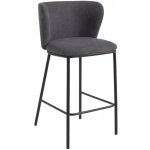 Kave Home Ciselia 65 cm tmavě šedá látková – Zboží Dáma