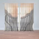 Sablio Záclony Korzet: 2ks 150x250cm – Hledejceny.cz