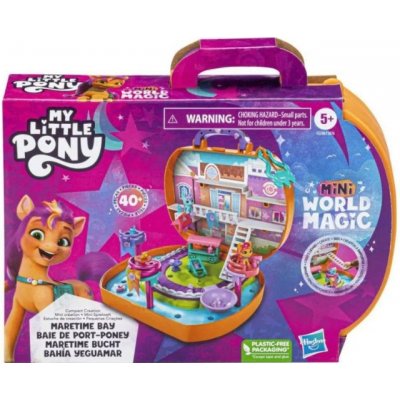 Hasbro My Little Pony Mini World Magic Maretime Bay Hrací sada v kufříku – Zboží Mobilmania