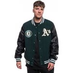 New Era Oakland Athletics Mlb Large Logo Varsity Jacket Dark Green – Zboží Mobilmania