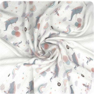 XKKO BMB Bambusové ubrousky Digi Sky Whale MIX 30x30 cm – Zboží Dáma