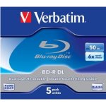 Verbatim BD-R DL 50GB 6x, jewel, 5ks (43748) – Sleviste.cz
