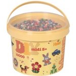 HAMA zažehlovací korálky MIDI 10 000 ks - mix v boxu – Zboží Dáma