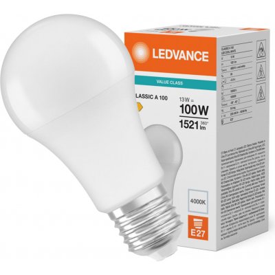 LEDVANCE LED CLASSIC A 13W 840 FR E27 – Hledejceny.cz