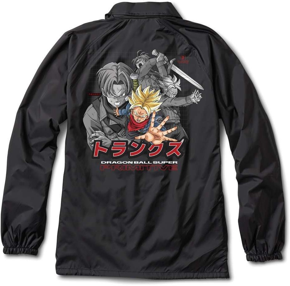 Primitive Dragon Ball Super Trunks Sequence Coach Jacket Black