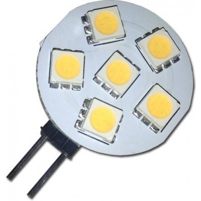 MAXEURO LED žárovka G4 6xSMD 1W teplá bílá warm white – Hledejceny.cz