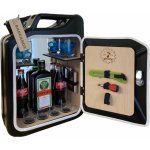 Barcanox Kanystr bar černý se zrcadlem speciál bílá lemovka – Zboží Dáma